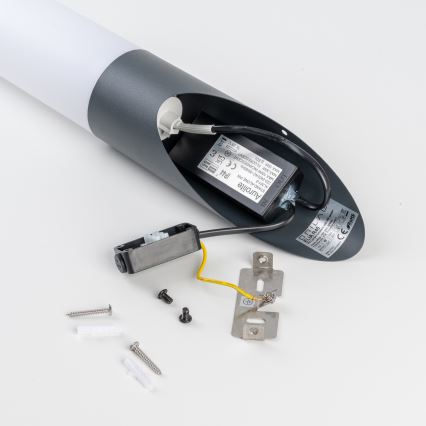 BRILAGI - Arandela exterior com sensor de movimento ELIA 1xE27/20W/230V IP44 antracite