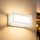 Brilagi - Candeeiro de parede exterior LED com sensor PARKER LED/12W/230V branco IP44