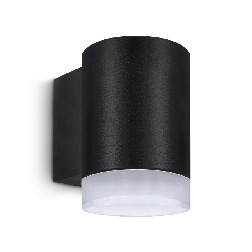 Brilagi - Arandela exterior LED RGBW dimerizável MATERA 1xGU10/4,8W/230V 3000K IP54 preta + comando remoto