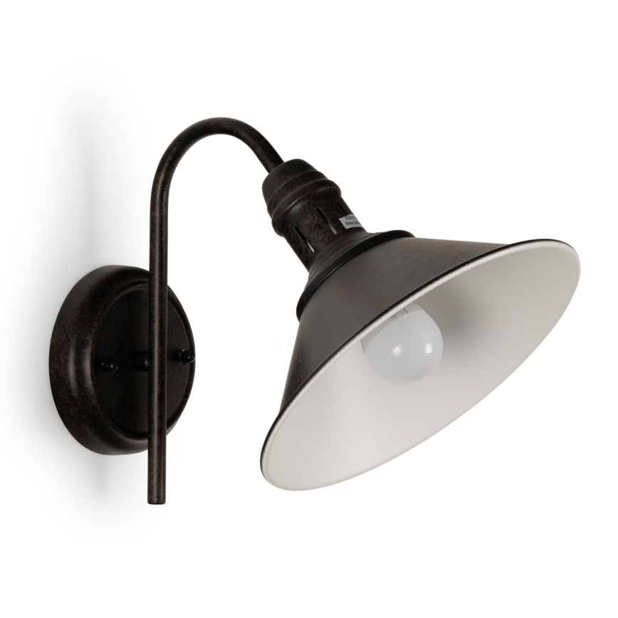 BRILAGI - Candeeiro de parede FORGE 1xE27/60W/230V preto