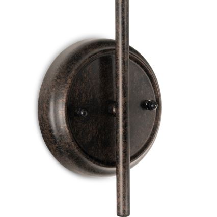 BRILAGI - Candeeiro de parede FORGE 1xE27/60W/230V preto