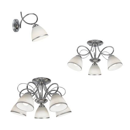 Brilagi - Candeeiro de parede FRED 1xE27/60W/230V cromado brilhante