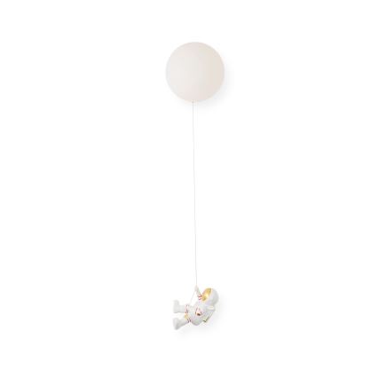 Brilagi - Candeeiro de parede infantil ASTRO 1xE14/15W/230V branco
