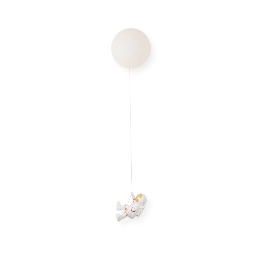 Brilagi - Candeeiro de parede infantil ASTRO 1xE14/15W/230V branco