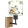 Brilagi - Candeeiro de parede infantil BOBO WOOD 1xE27/25W/230V carvalho/preto/branco/verde/selva