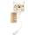 Brilagi - Candeeiro de parede infantil flexível LED BOBO WOOD 1xE27/25W/230V + LED/3W carvalho/branco/rosa/fadas