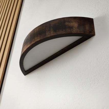 Brilagi - Candeeiro de parede LED CARVALHO SMOKEY 1xE27/60W/230V carvalho