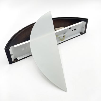 Brilagi - Candeeiro de parede LED CARVALHO SMOKEY 1xE27/60W/230V carvalho