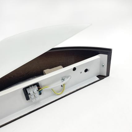 Brilagi - Candeeiro de parede LED CARVALHO SMOKEY 1xE27/60W/230V carvalho