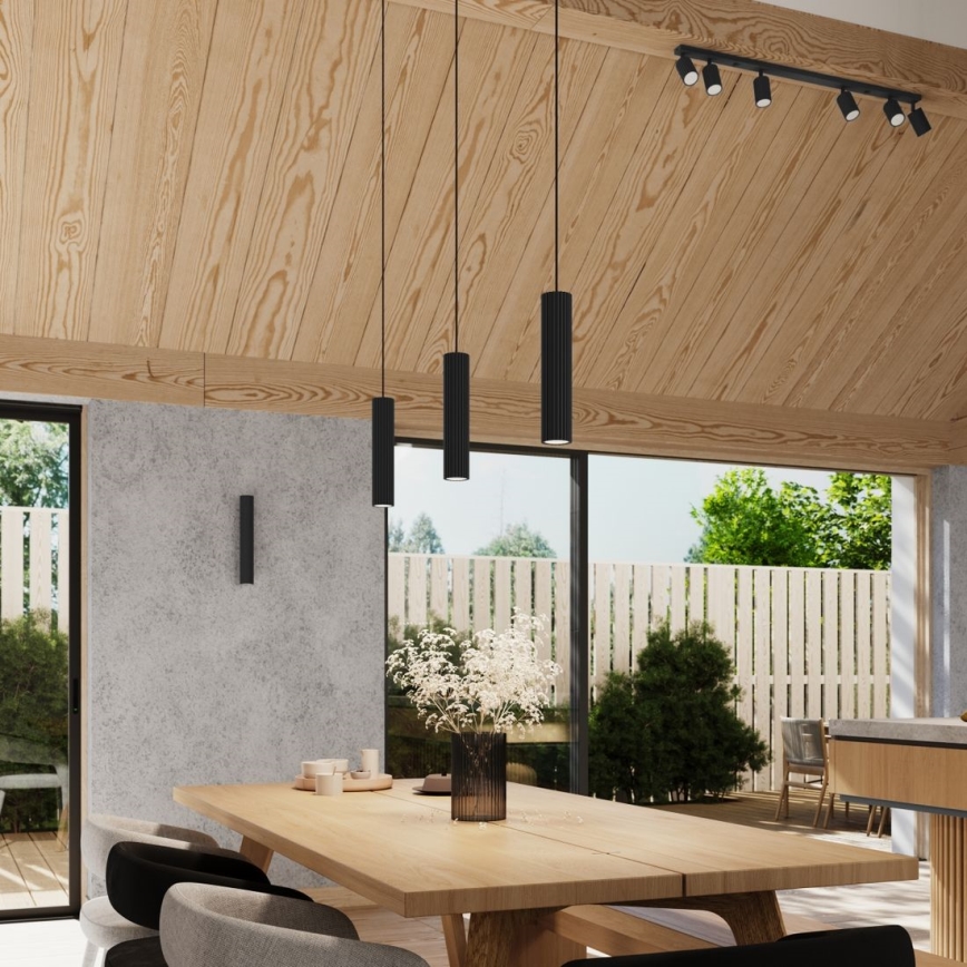 Brilagi - Candeeiro de parede LED CRESTO 2xGU10/10W/230V 20 cm preto