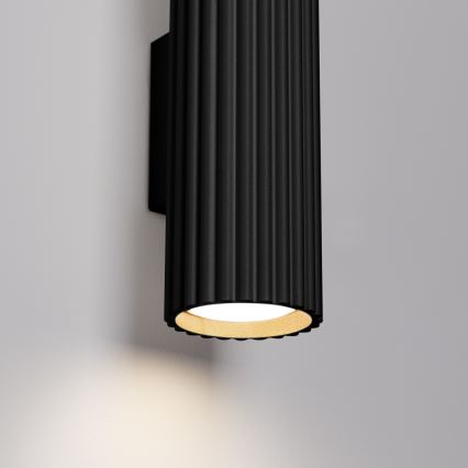 Brilagi - Candeeiro de parede LED CRESTO 2xGU10/10W/230V 20 cm preto