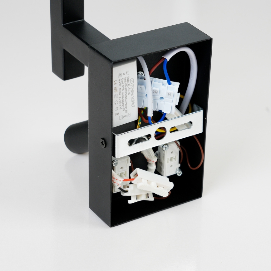 Brilagi - Candeeiro de parede LED DEYA 1xE14/40W/230V + LED/3W preto