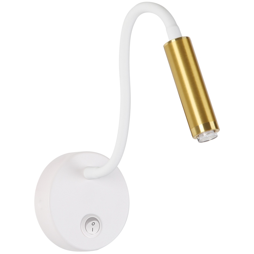 Brilagi - Candeeiro de parede LED flexível com regulação MAYA 1xG9/4W/230V branco/dourado 2700-6500K Wi-Fi Tuya