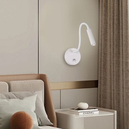 Brilagi - Candeeiro de parede LED flexível com regulação MAYA 1xG9/4W/230V branco 2700-6500K Wi-Fi Tuya