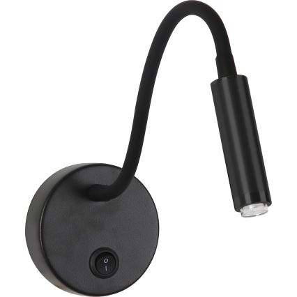 Brilagi - Candeeiro de parede LED flexível com regulação MAYA 1xG9/4W/230V preto