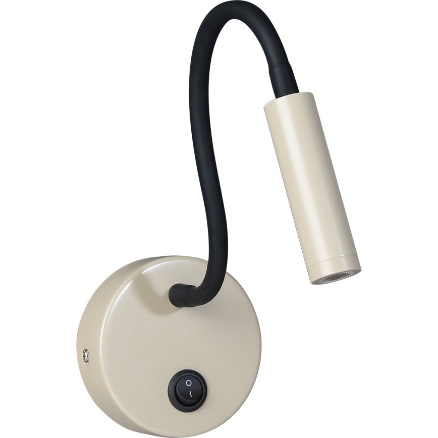 Brilagi - Candeeiro de parede LED flexível MAYA LED/3W/230V 4000K bege