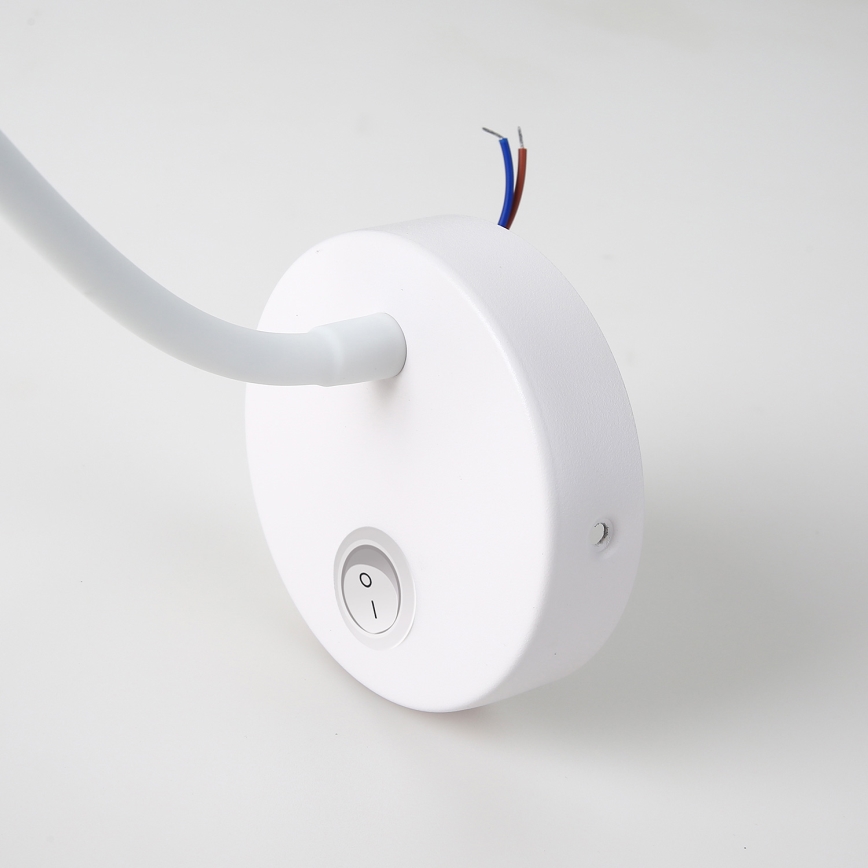 Brilagi - Candeeiro de parede LED flexível MAYA LED/3W/230V 4000K branco