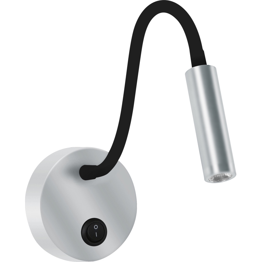 Brilagi - Candeeiro de parede LED flexível MAYA LED/3W/230V 4000K prateado