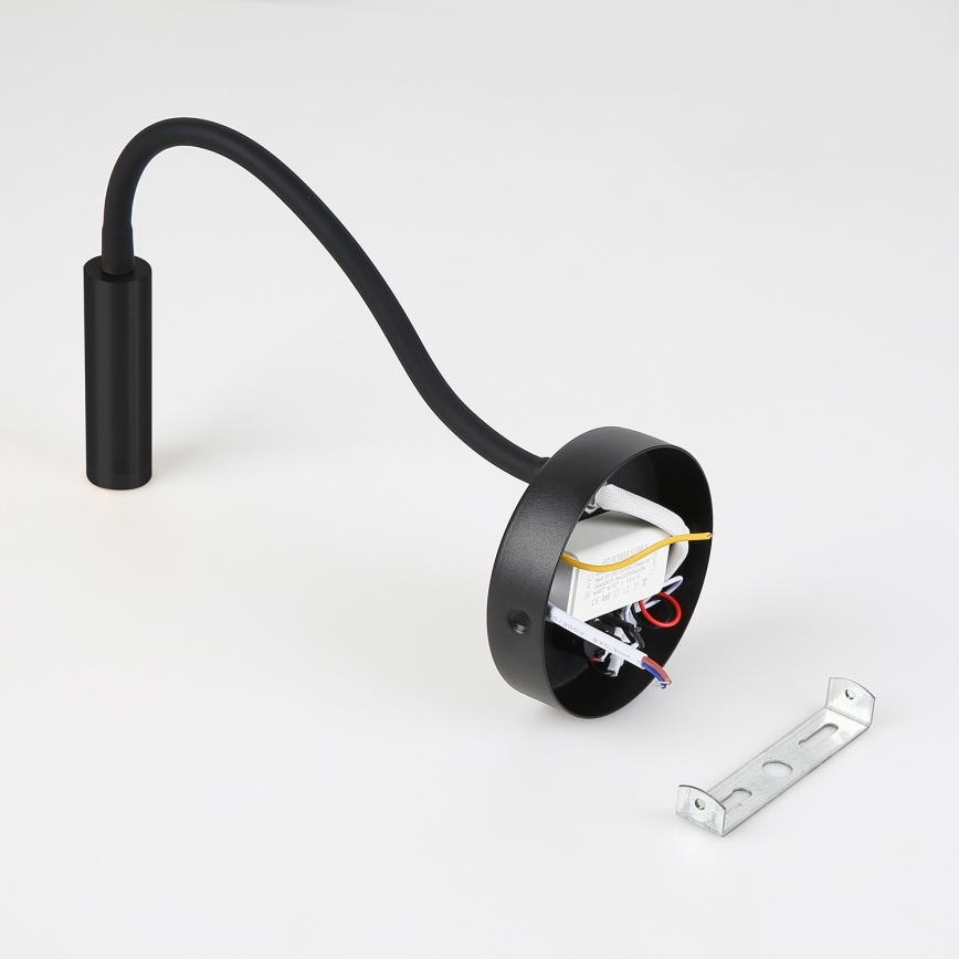 Brilagi - Candeeiro de parede LED flexível MAYA LED/3W/230V 4000K preto