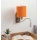Brilagi - Candeeiro de parede LED flexível NUBILA 1xE27/25W/230V + LED/3W cromo mate/laranja