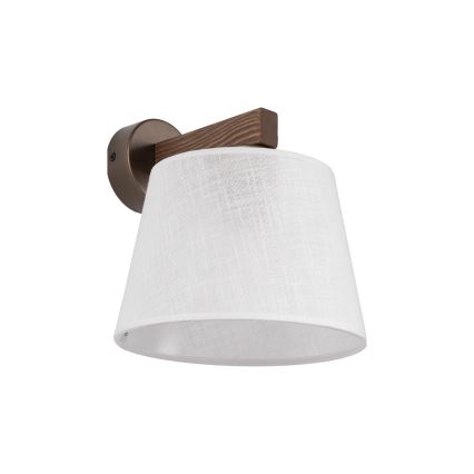 BRILAGI - Candeeiro de parede LED LATTE 1xE27/15W/230V pinho/branco