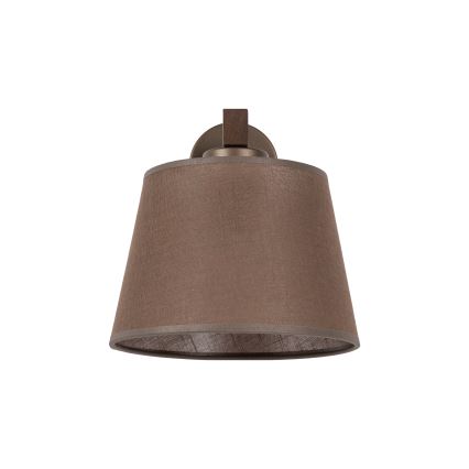 BRILAGI - Candeeiro de parede LED LATTE 1xE27/15W/230V pinho/castanho