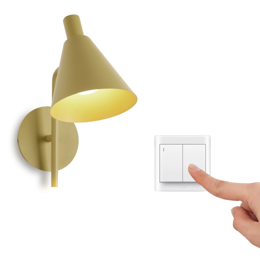 Brilagi - Candeeiro de parede LED LUCERA LED/3W/230V amarelo