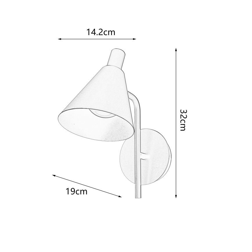 Brilagi - Candeeiro de parede LED LUCERA LED/3W/230V branco