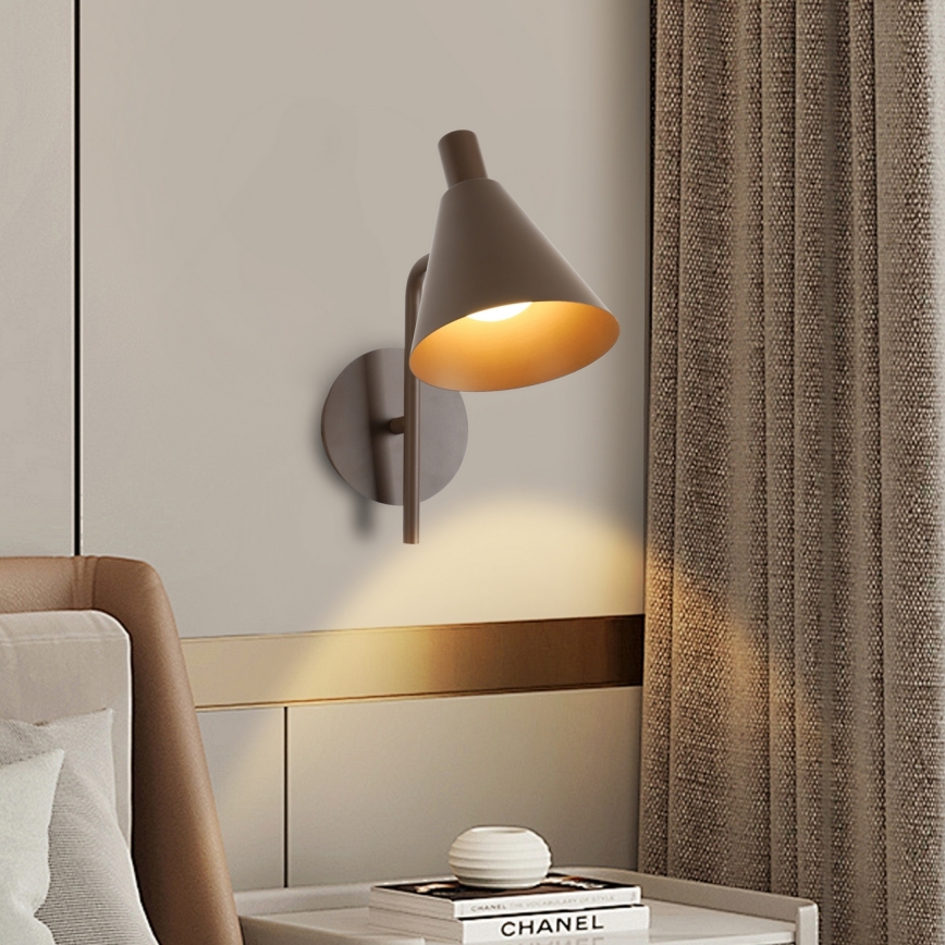 Brilagi - Candeeiro de parede LED LUCERA LED/3W/230V castanho