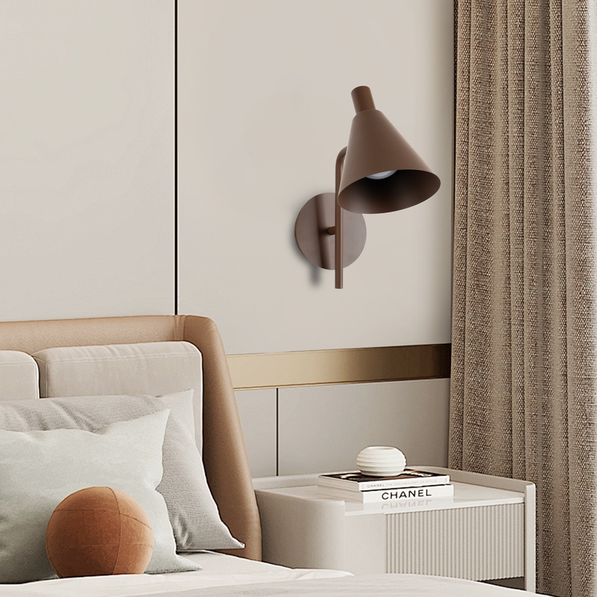 Brilagi - Candeeiro de parede LED LUCERA LED/3W/230V castanho