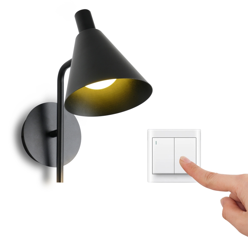 Brilagi - Candeeiro de parede LED LUCERA LED/3W/230V preto