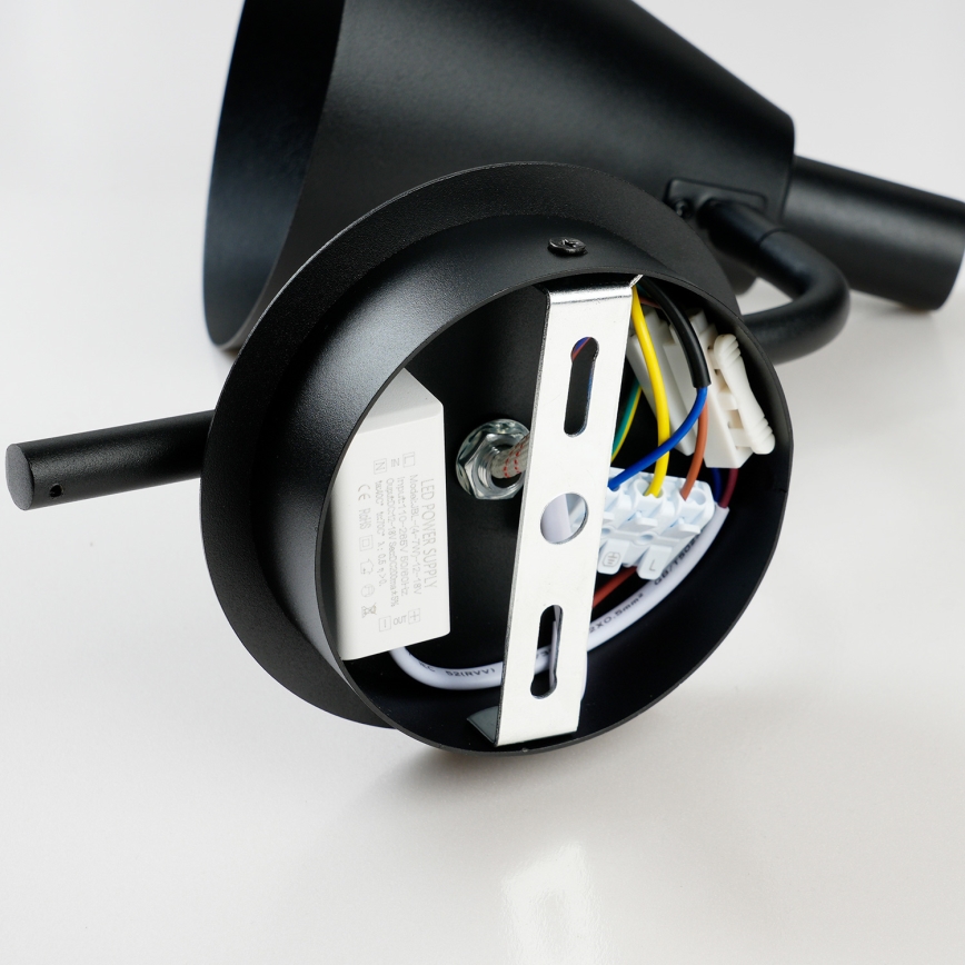 Brilagi - Candeeiro de parede LED LUCERA LED/3W/230V preto