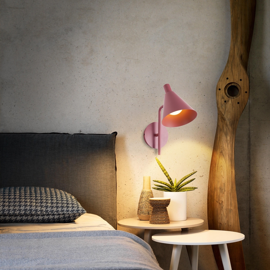 Brilagi - Candeeiro de parede LED LUCERA LED/3W/230V vermelho borgonha