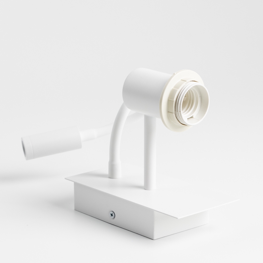 Brilagi - LED Candeeiro de parede flexível NUBILA 1xE27/25W/230V + LED/3W branco/creme