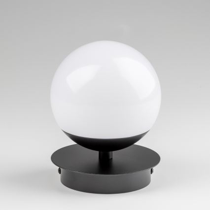 Brilagi - Aplique de parede LED para casa de banho BALL LED/6W/230V 3000/4000/6500K IP44 preto