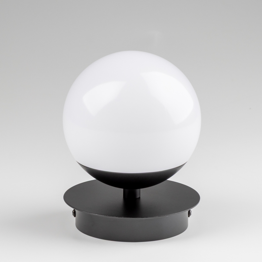 Brilagi - Aplique de parede LED para casa de banho BALL LED/6W/230V 3000/4000/6500K IP44 preto