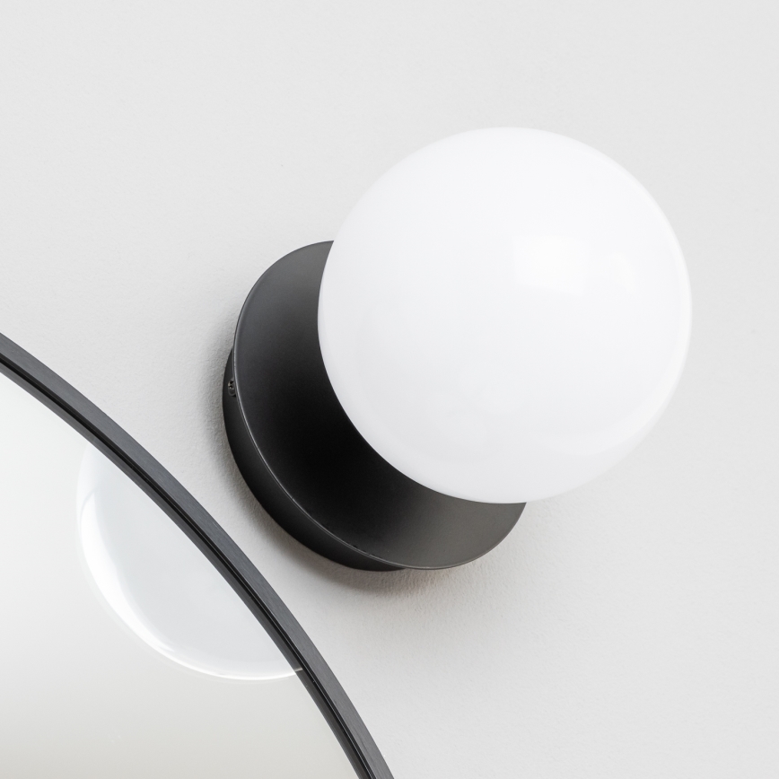 Brilagi - Aplique de parede LED para casa de banho BALL LED/6W/230V 3000/4000/6500K IP44 preto