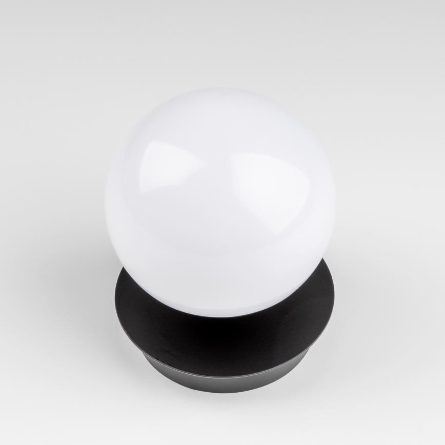 Brilagi - Aplique de parede LED para casa de banho BALL LED/6W/230V 3000/4000/6500K IP44 preto