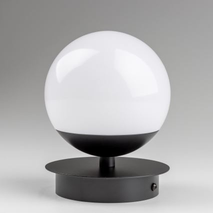 Brilagi - Aplique de parede LED para casa de banho BALL LED/6W/230V 3000/4000/6500K IP44 preto