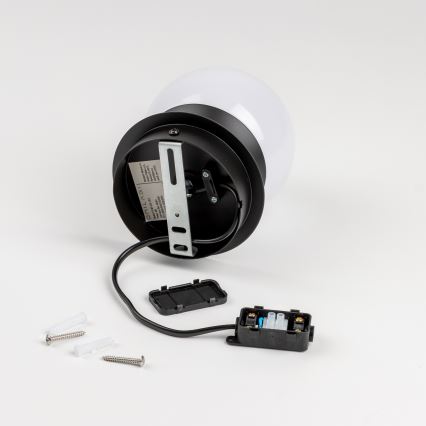 Brilagi - Aplique de parede LED para casa de banho BALL LED/6W/230V 3000/4000/6500K IP44 preto