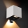 Brilagi - Candeeiro de parede LED para exterior com sensor CUBE, 6W, 230V, cinzento, IP65