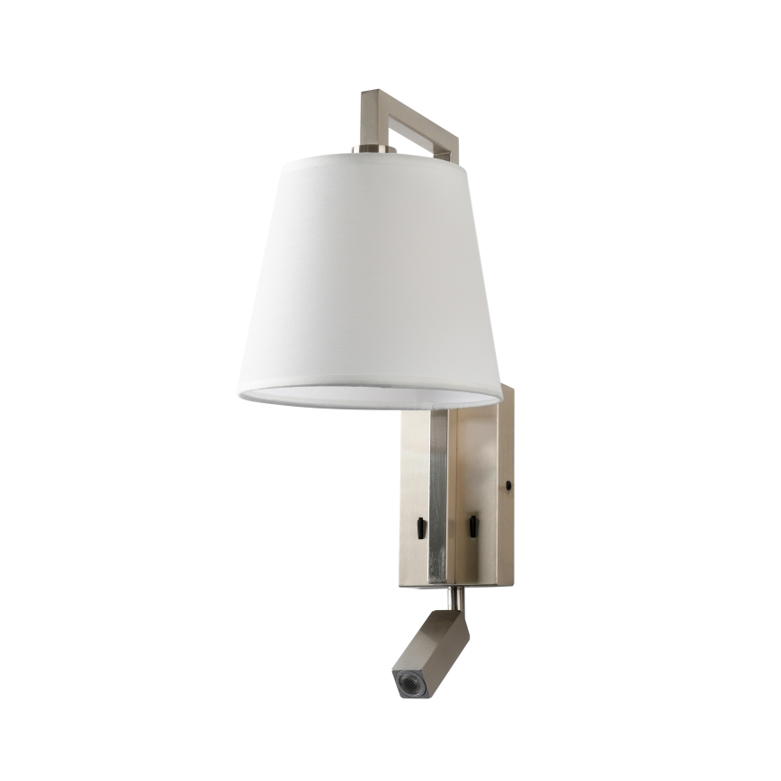 Brilagi - Candeeiro de parede LED RAYA 1xE14/40W/230V + LED/3W branco/cromado mate