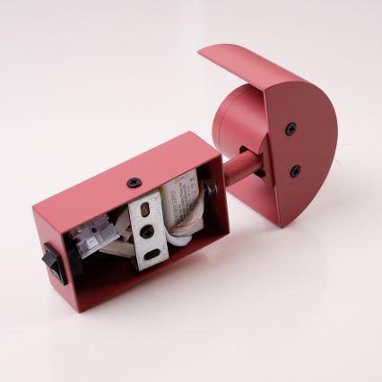 Brilagi - Candeeiro de parede LED VASTO LED/3W/230V vermelho borgonha