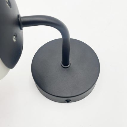 Brilagi - Candeeiro de parede MALIVA 1xE14/15W/230V preto/branco