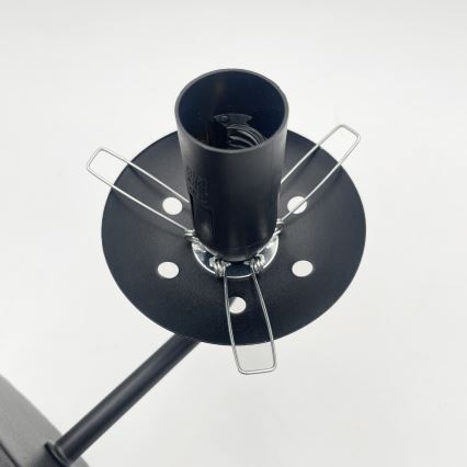 Brilagi - Candeeiro de parede MALIVA 1xE14/15W/230V preto/fumê