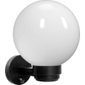 Brilagi - Candeeiro de parede para exterior com sensor de movimento HARBOR 1xE27/40W/230V IP33 preto/branco