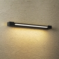 BRILAGI - Candeeiro de parede para exterior LED AQUA LINE LED/18W/230V 60 cm IP44 preto CRI 90