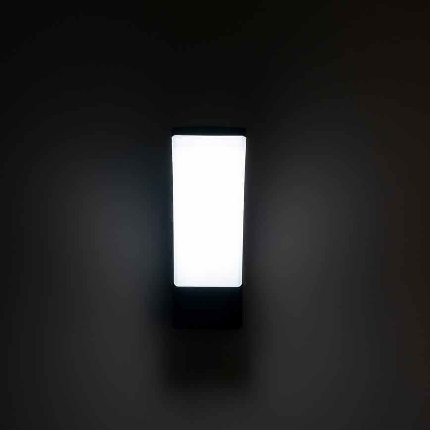 BRILAGI - Candeeiro de parede para exterior LED ARCELO LED/12W/230V IP65 preto