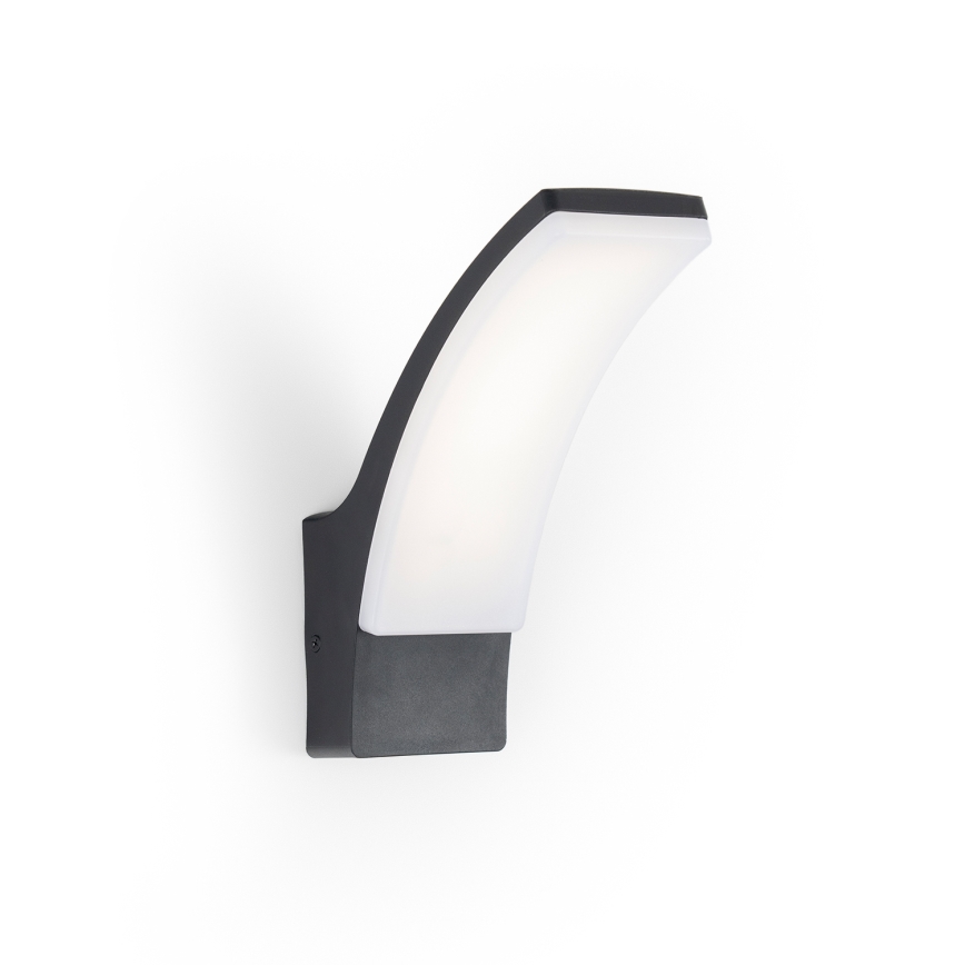BRILAGI - Candeeiro de parede para exterior LED ARCELO LED/12W/230V IP65 preto
