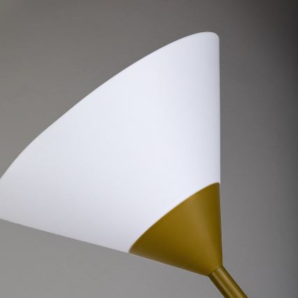 Brilagi - Candeeiro de pé ARIANA 1xE27/100W/230V + 1xE14/25W dourado